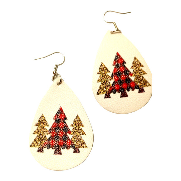 5/$25 All items $17 or less Christmas Earrings Stocking Stuffers Christmas Tree - Picture 6 of 16